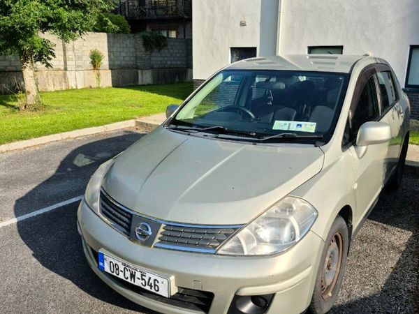 Nissan Tiida Saloon, Petrol, 2008, Silver