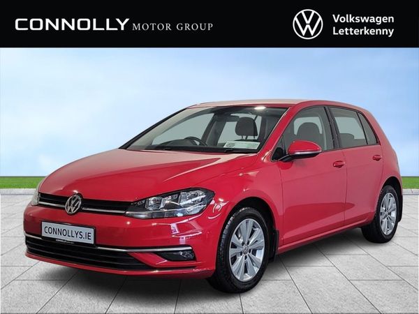 Volkswagen Golf Hatchback, Diesel, 2019, Red