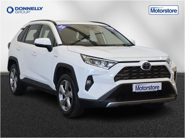 Toyota RAV4 Estate, Petrol Hybrid, 2020, White
