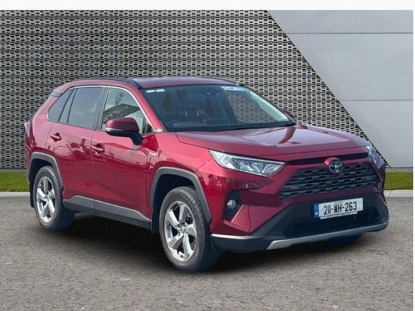 Toyota RAV4 SUV, Petrol Hybrid, 2021, Red