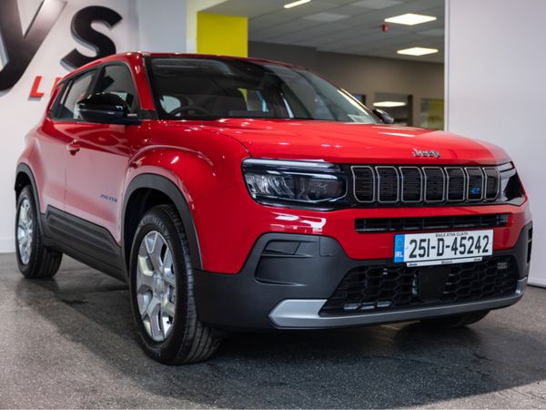 Jeep Avenger MPV, Electric, 2025, Red