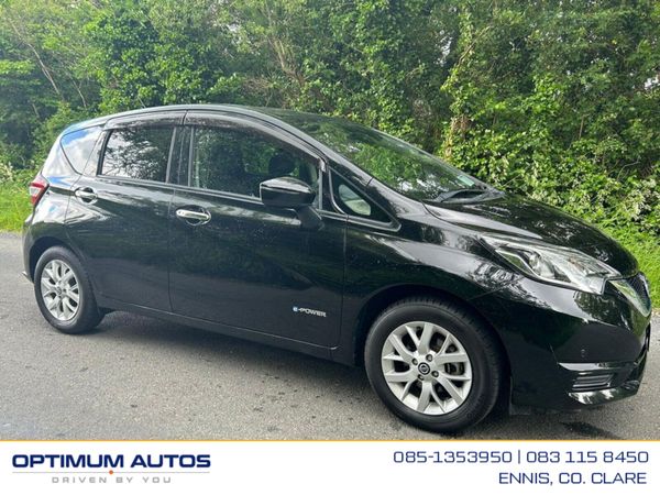 Nissan Note Hatchback, Petrol Hybrid, 2018, Black