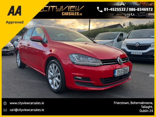 Volkswagen Golf Hatchback, Petrol, 2017, Red