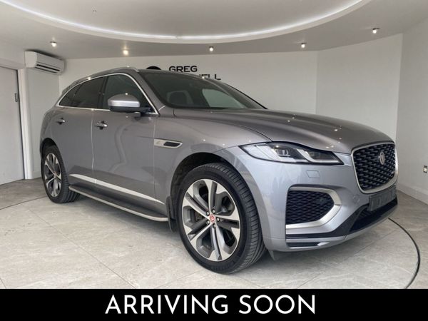 Jaguar F-Pace SUV, Petrol Hybrid, 2022, Grey