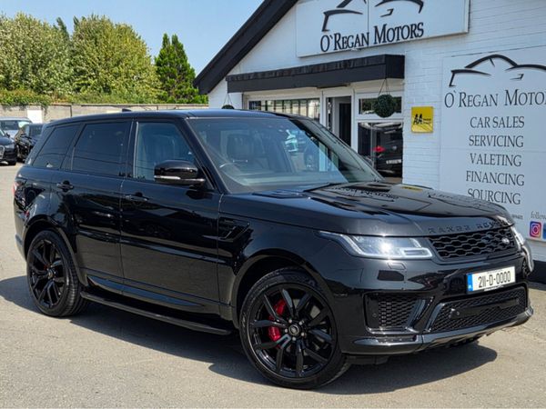 Land Rover Range Rover Sport Estate, Petrol Plug-in Hybrid, 2021, Black