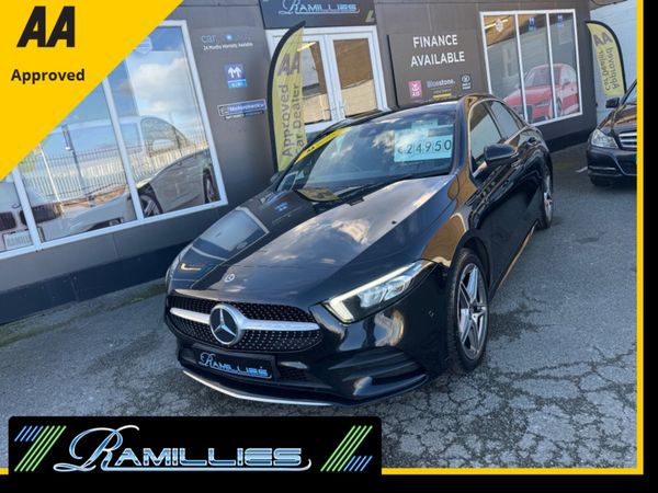 Mercedes-Benz A-Class Saloon, Petrol Plug-in Hybrid, 2021, Black