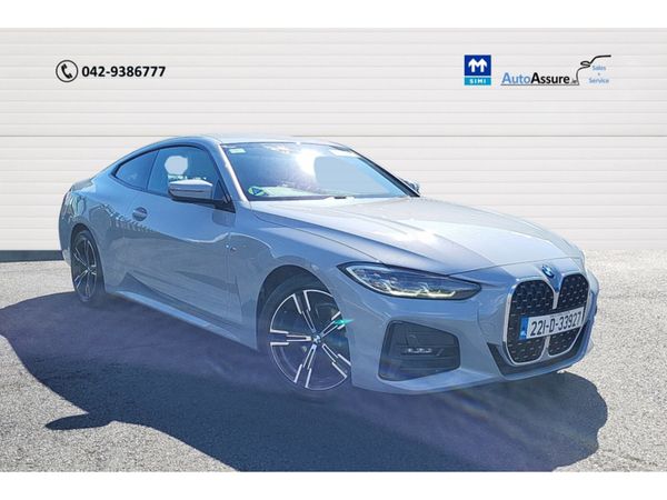 BMW 4-Series Coupe, Diesel Hybrid, 2022, Grey