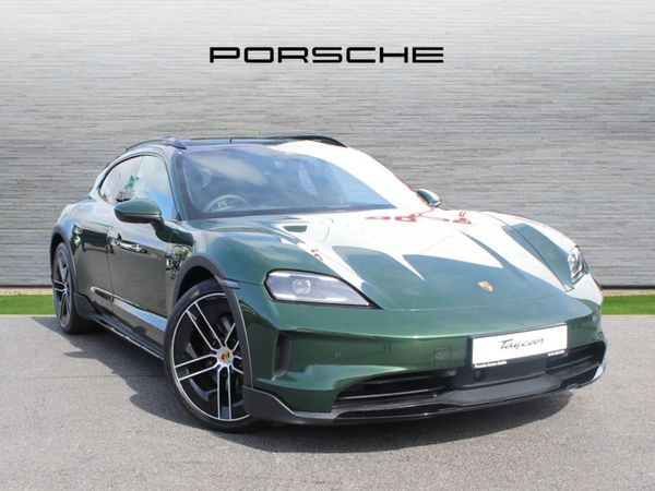 Porsche Taycan Estate, Electric, 2025, Green