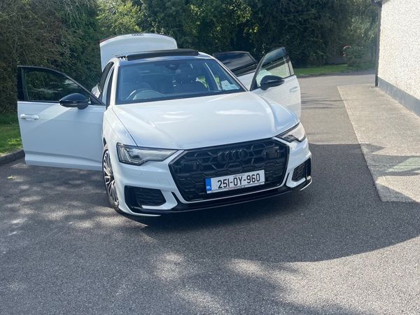 Audi A6 Saloon, Diesel Hybrid, 2025, White