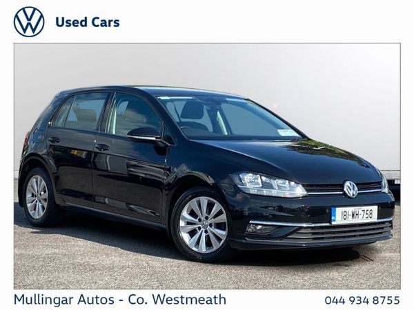 Volkswagen Golf Hatchback, Diesel, 2018, Black