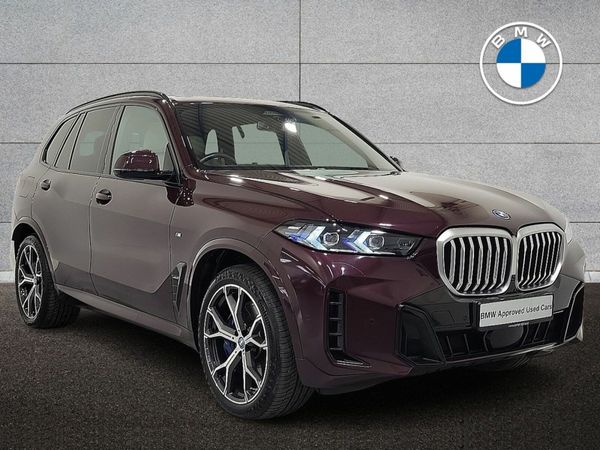 BMW X5 SUV, Petrol Plug-in Hybrid, 2023, Red