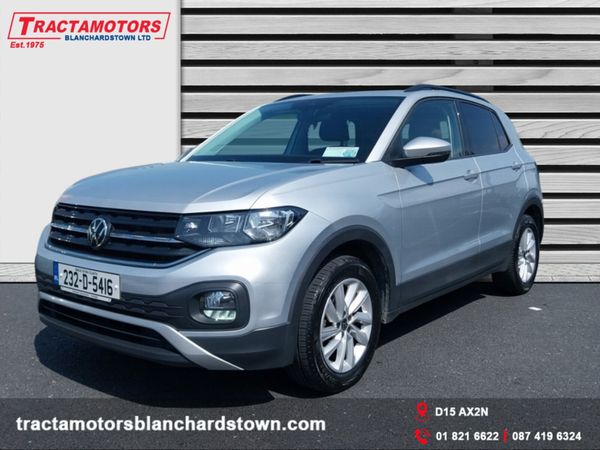 Volkswagen T-Cross SUV, Petrol, 2023, Silver
