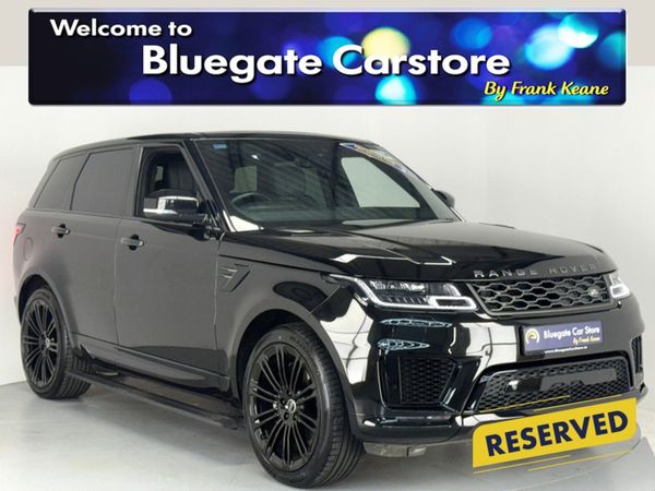 Land Rover Range Rover Sport Estate, Petrol Plug-in Hybrid, 2022, Black