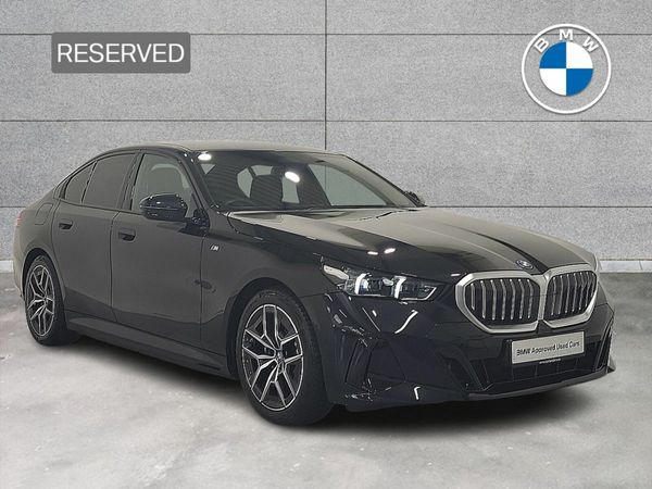 BMW 5-Series Saloon, Petrol Plug-in Hybrid, 2024, Black