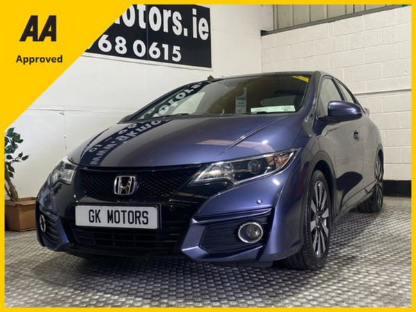 Honda Civic Hatchback, Petrol, 2016, Blue