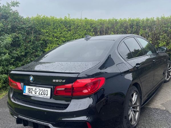 BMW 5-Series Saloon, Diesel, 2018, Black