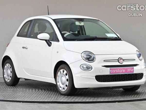 Fiat 500 Hatchback, Petrol, 2016, White