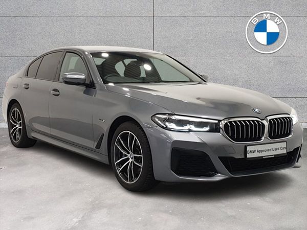 BMW 5-Series Saloon, Petrol Plug-in Hybrid, 2022, Grey