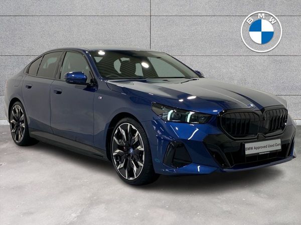 BMW 5-Series Saloon, Petrol Plug-in Hybrid, 2024, Blue