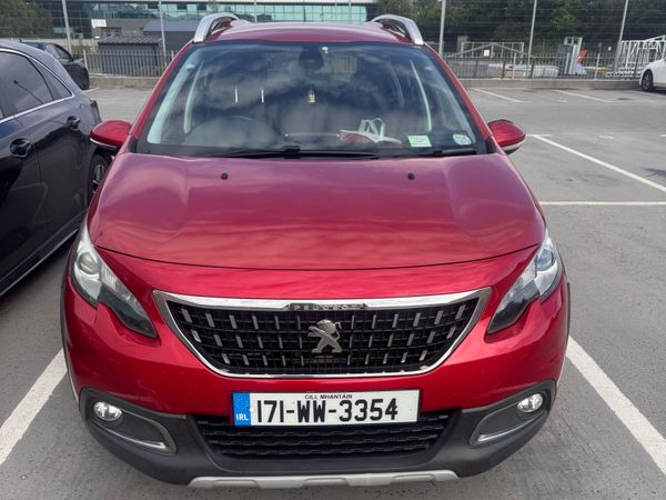 Peugeot 2008 Hatchback, Petrol, 2017, Red