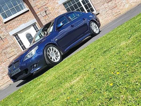 BMW 5-Series Saloon, Diesel, 2008, Blue