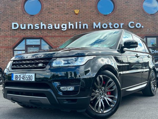 Land Rover Range Rover Sport SUV, Diesel, 2018, Black