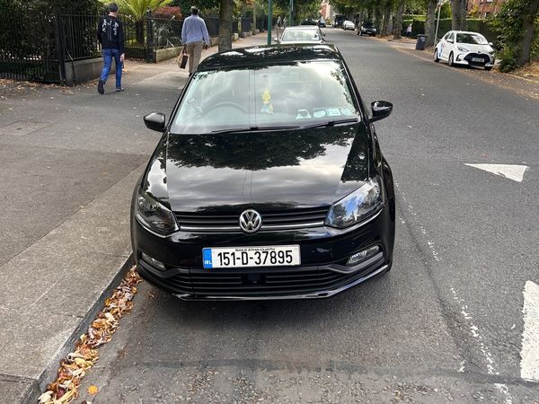 Volkswagen Polo Hatchback, Petrol, 2015, Black