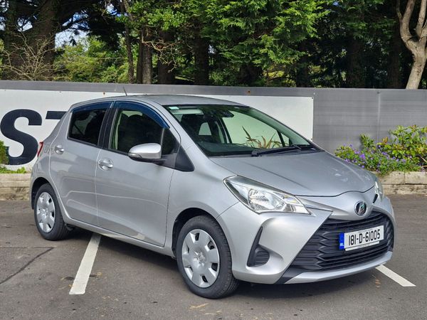 Toyota Vitz Hatchback, Petrol, 2018, Silver