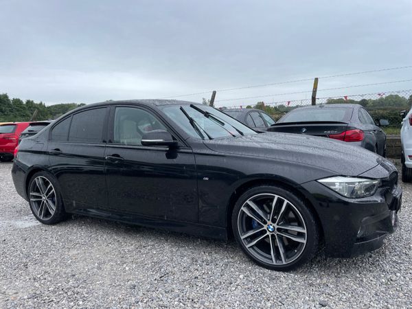 BMW 3-Series Saloon, Petrol, 2017, Black