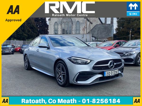 Mercedes-Benz C-Class Saloon, Diesel Hybrid, 2021, Grey