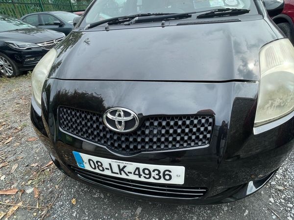 Toyota Yaris Hatchback, Petrol, 2008, Black