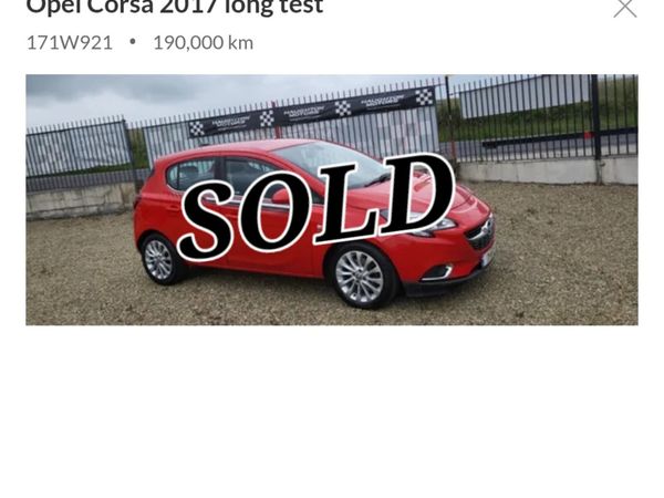 Opel Corsa Hatchback, Diesel, 2017, Red