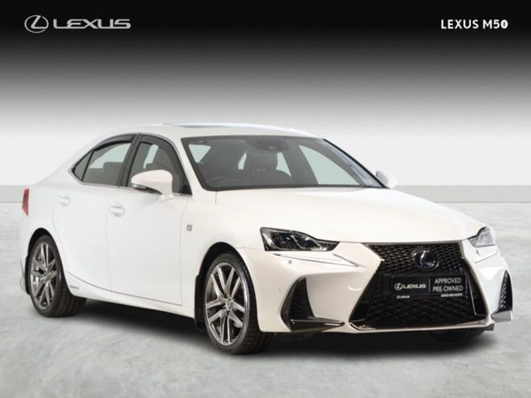 Lexus IS Saloon, Hybrid, 2019, White