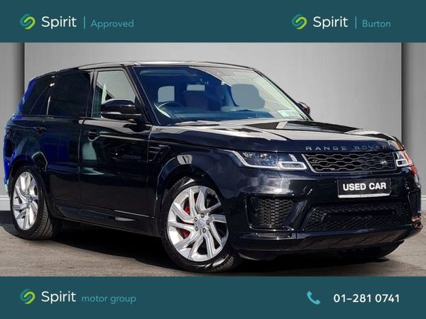 Land Rover Range Rover Sport SUV, Petrol Plug-in Hybrid, 2021, Black