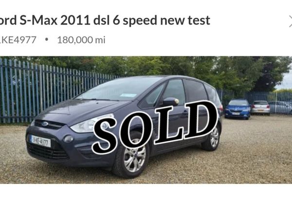 Ford S-Max MPV, Diesel, 2011, Grey