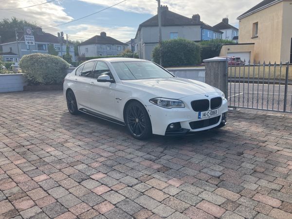 BMW 5-Series Saloon, Diesel, 2014, White