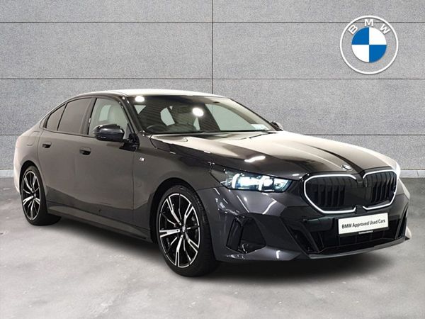 BMW 5-Series Saloon, Petrol Hybrid, 2023, Grey