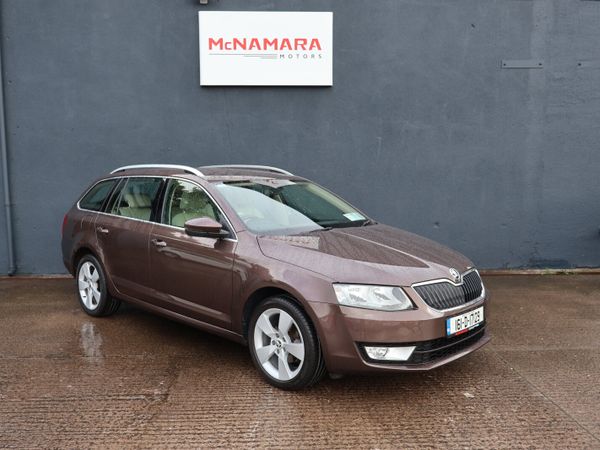 Skoda Octavia Estate, Petrol, 2016, Brown
