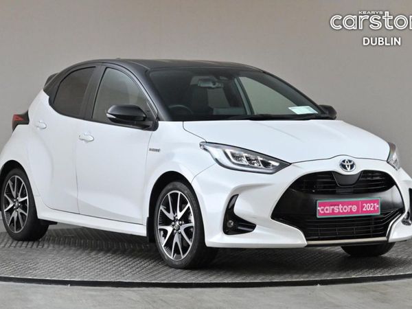 Toyota Yaris Hatchback, Petrol Hybrid, 2021, White