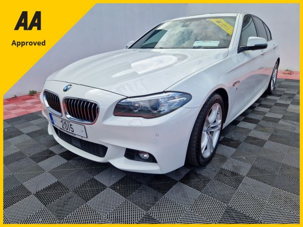 BMW 5-Series Saloon, Diesel, 2015, White