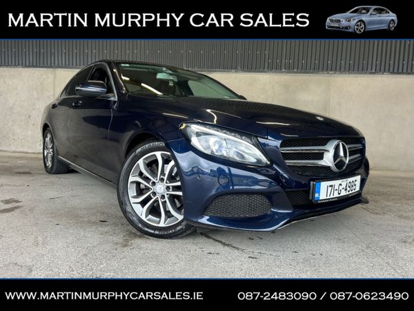Mercedes-Benz C-Class Saloon, Diesel, 2017, Blue