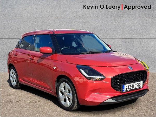 Suzuki Swift Hatchback, Petrol Hybrid, 2024, Red
