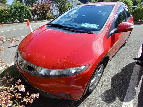 Honda Civic Hatchback, Diesel, 2009, Red