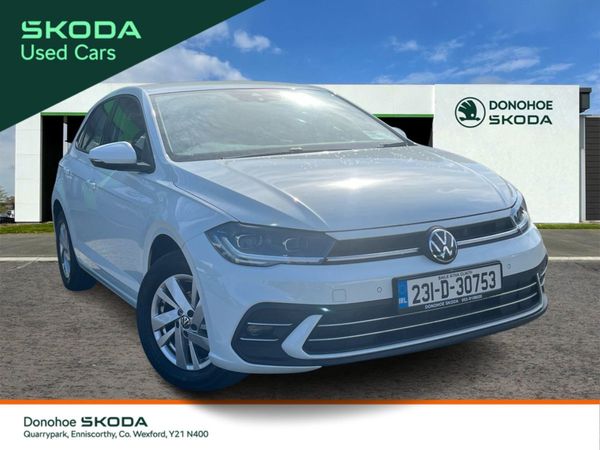 Volkswagen Polo Hatchback, Petrol, 2023, White