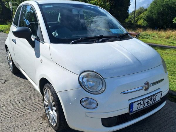 Fiat 500 Hatchback, Petrol, 2011, White