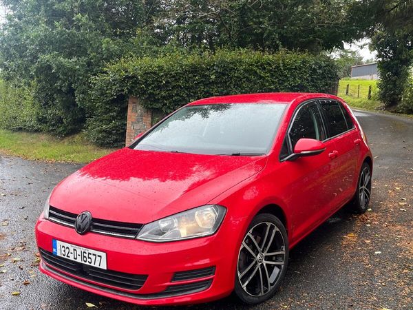 Volkswagen Golf Hatchback, Diesel, 2013, Red