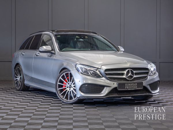 Mercedes-Benz C-Class Estate, Diesel Hybrid, 2017, Grey