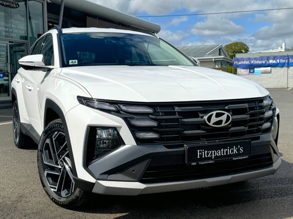 Hyundai Tucson SUV, Petrol Hybrid, 2025, White