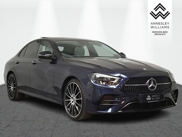 Mercedes-Benz E-Class Saloon, Diesel Hybrid, 2023, Blue
