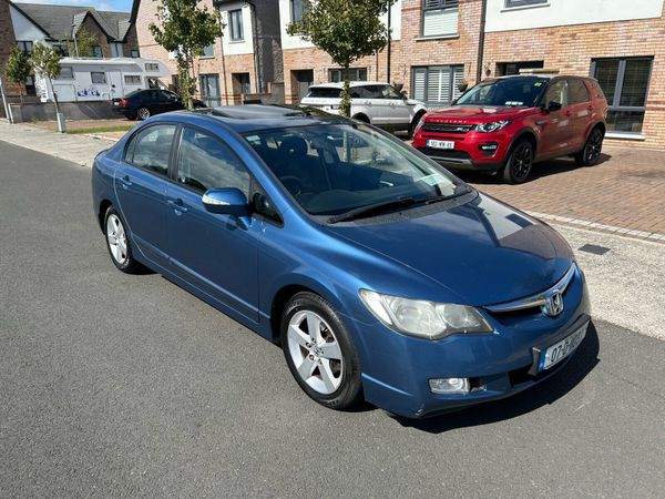 Honda Civic Saloon, Petrol, 2007, Blue